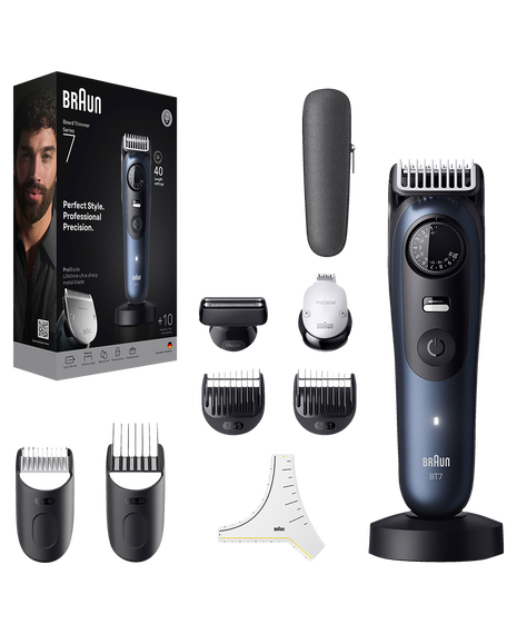 Series 7 Waterproof Beard Trimmer with 10 Barbering Tools & Accessories