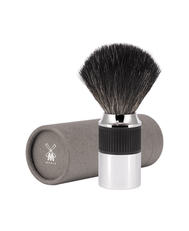 NEO Black Fibre Shaving Brush - Black