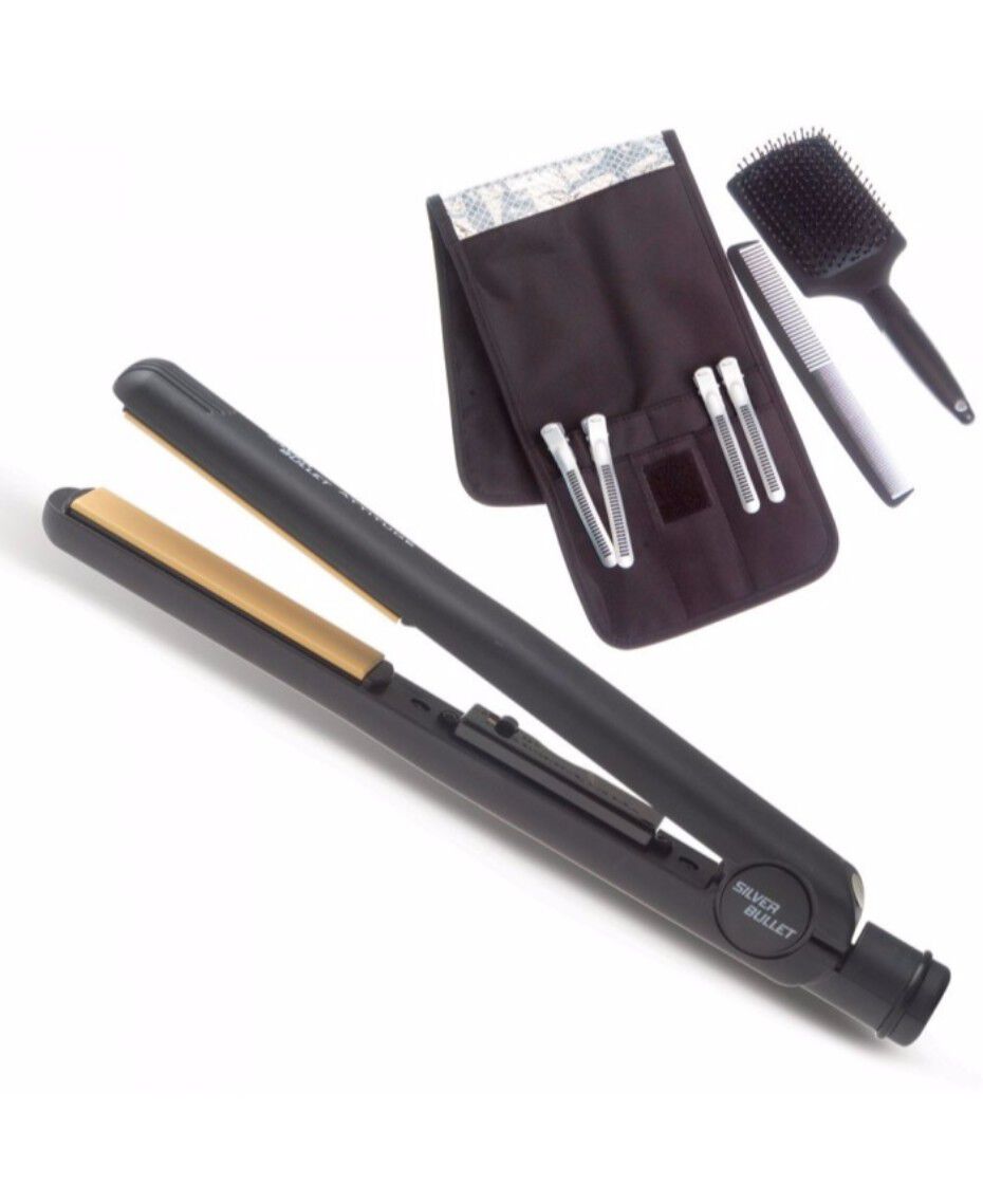Silver Bullet Attitude Hair Straightener Black Shaver Shop
