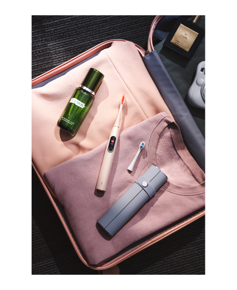 X Pro Digital S Sonic Electric Toothbrush - Gold with 4 Replacement Brush Head Refills