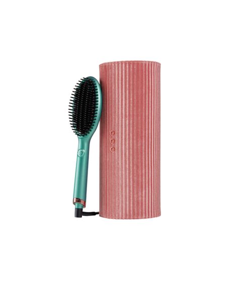 glide® hair straightener brush in alluring jade - limited edition