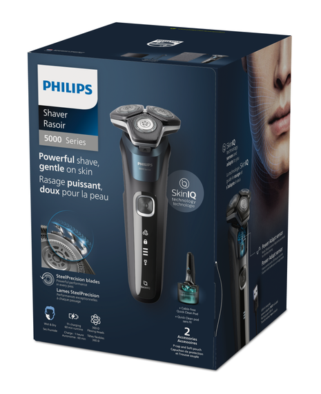 Series 5000 SkinIQ Electric Shaver with Quick Clean Pod