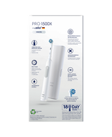 Pro 1500X Electric Toothbrush with Travel Case - White