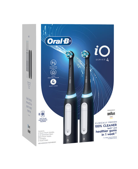 iO4 Dual Handle Electric Toothbrush Pack