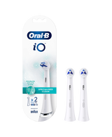 iO Specialised Clean Brush Head Refills 2 Pack - White
