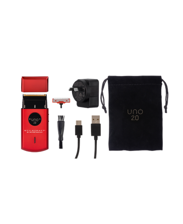 Uno Single Foil Shaver - Red