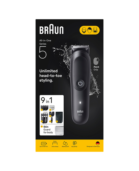 Series 5 9-in-1 Waterproof All-in-One Grooming Kit