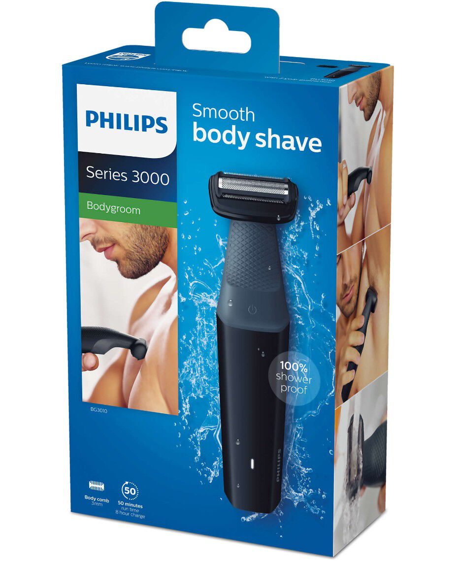 Philips Bodygroom Series 3000 Showerproof Body Groomer Shaver Shop