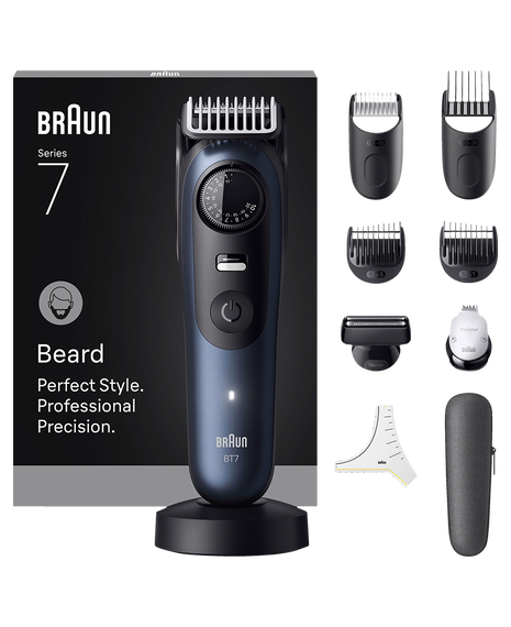 Series 7 Waterproof Beard Trimmer with 10 Barbering Tools & Accessories