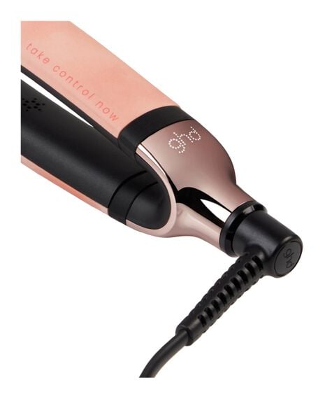 platinum+ hair straightener in pink peach – limited edition