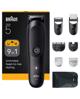 Series 5 9-in-1 Waterproof All-in-One Grooming Kit