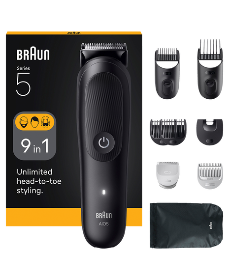 Series 5 9-in-1 Waterproof All-in-One Grooming Kit