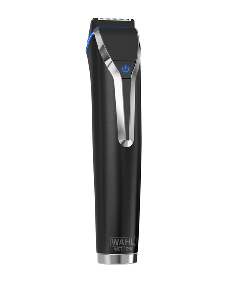 Waterproof Lithium-Ion Stainless Steel Grooming Kit - Black
