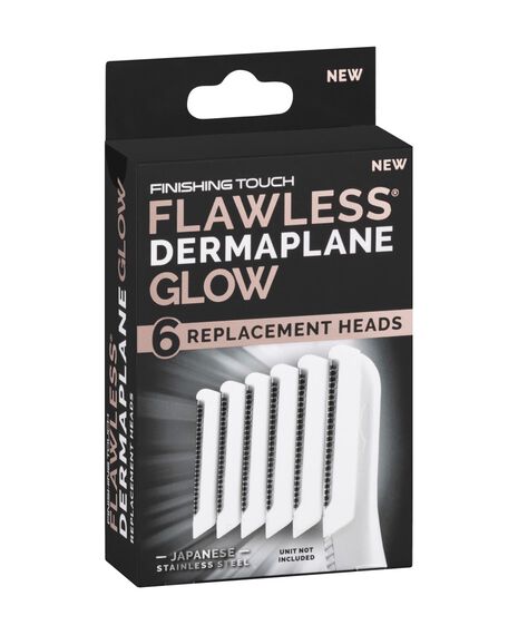 Dermaplane Glow Replacement Heads 6pk