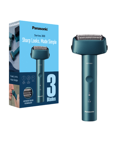 Series 300 3-Blade Wet & Dry Electric Shaver - Blue