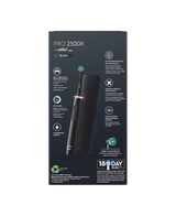 Pro 2500X Electric Toothbrush with Travel Case - Black