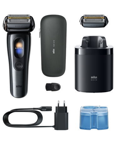 NEVO Wet & Dry Electric Shaver with 7-in-1 Care System & Extra Shaver Head