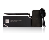 creative curl wand gift set with oval dressing brush & bag