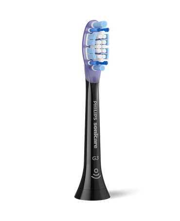 Sonicare G3 Premium Gum Care Brush Head Refills 2 Pack - Black