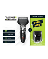 5 Blade Wet & Dry Electric Shaver & Travel Shaver Combo