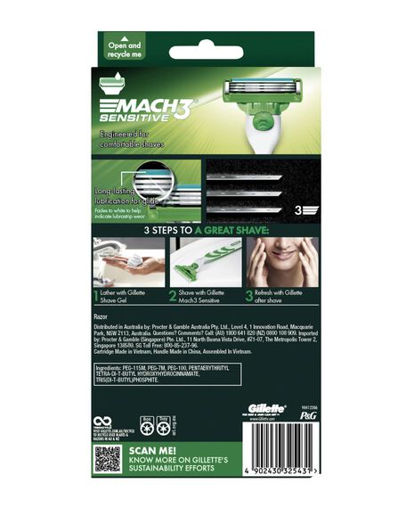 Mach 3 Sensitive Razor