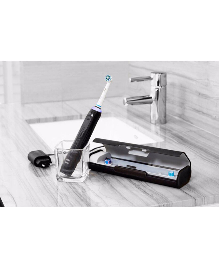 Oral B Genius 9000 Electric Toothbrush With 3 Replacement Heads Smart Travel Case Black Shaver Shop