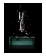 gold® hair straightener in warm pewter