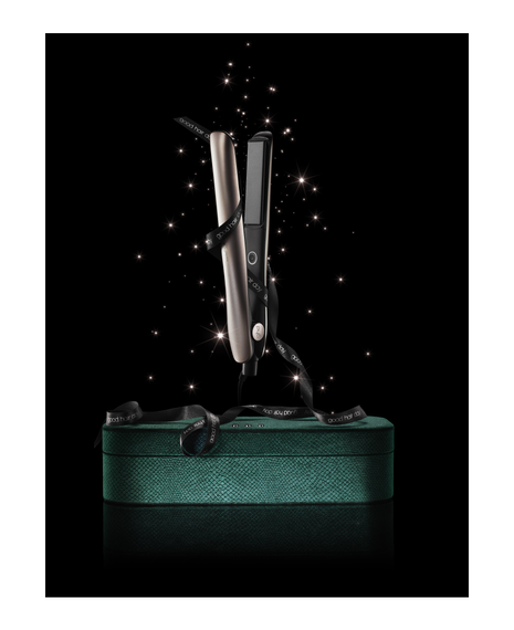 gold® hair straightener in warm pewter