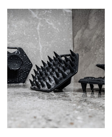 Scalp Massager & Hook - Charcoal