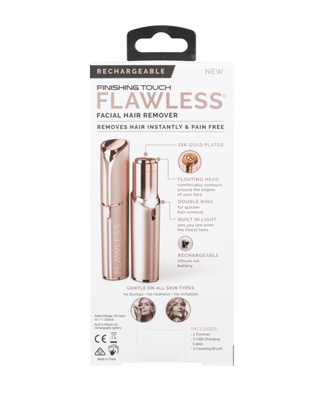 Rechargeable Deluxe Facial Hair Remover 2.0 - Blush