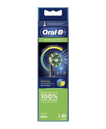 Cross Action Replacement Head Refills 3pk - Midnight Black