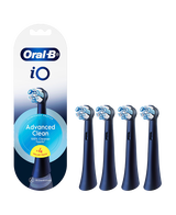 iO Advanced Clean Brush Head Refills 4 Pack - Black