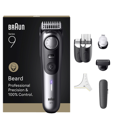 Series 9 Waterproof Beard Trimmer with 7 Barbering Tools & Accessories