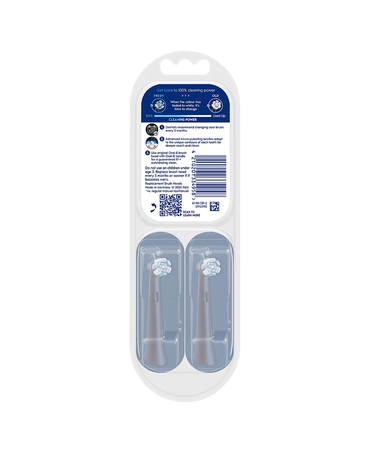 iO Advanced Clean Brush Head Refills 2 Pack - Black