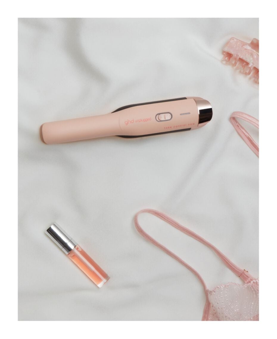 GHD | unplugged™ cordless hair straightener in pink peach  display picture 1