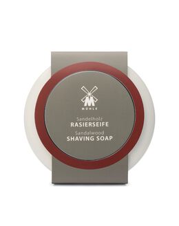 Shaving Soap in Porcelain Bowl - Sandalwood