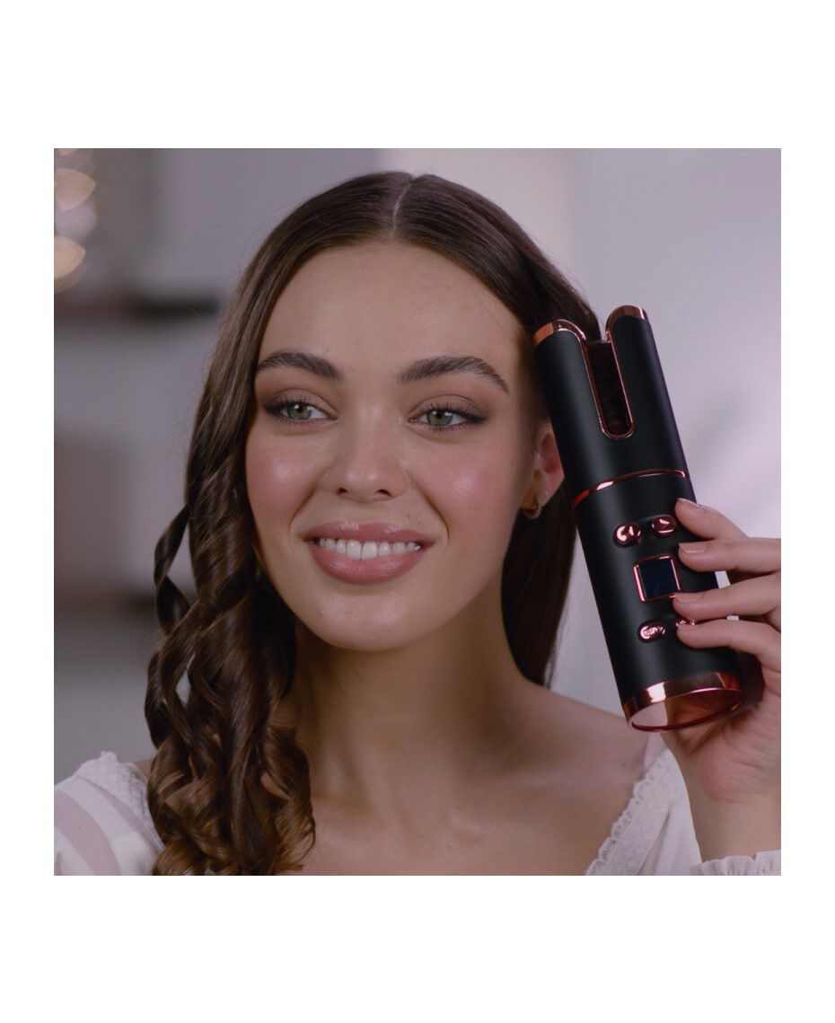 Thin Lizzy UCurl Auto Cordless Hair Curler Black Shaver Shop