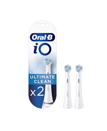 iO Advanced Clean Replacement Brush Heads 2 Pack - White