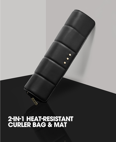 Heat-Resistant Hair Curler Bag & Mat