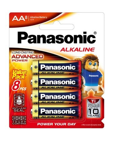 AA Alkaline Battery 8pk