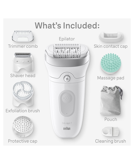 Silk-&eacute;pil 7 SkinSpa Epilator with 7 Extras