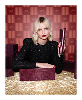 gold professional hair straightener in cherry chic - limited edition