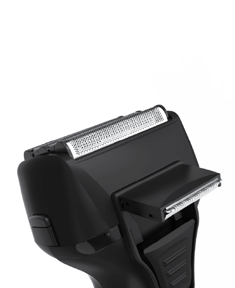 5 Blade Wet & Dry Electric Shaver & Ear & Nose Trimmer Combo - Black