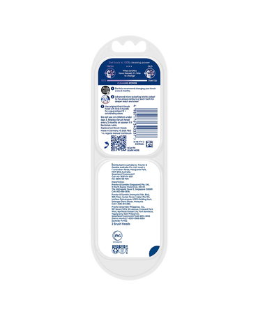 iO Clean & Whiten Brush Head Refills 2 Pack - White