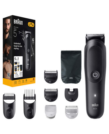 Series 5 9-in-1 Waterproof All-in-One Grooming Kit