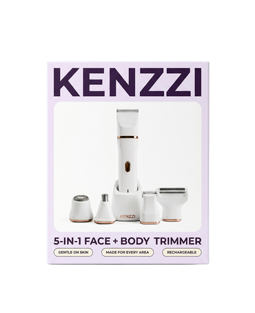 5-in-1 Face & Body Trimmer & Shaver with Stand