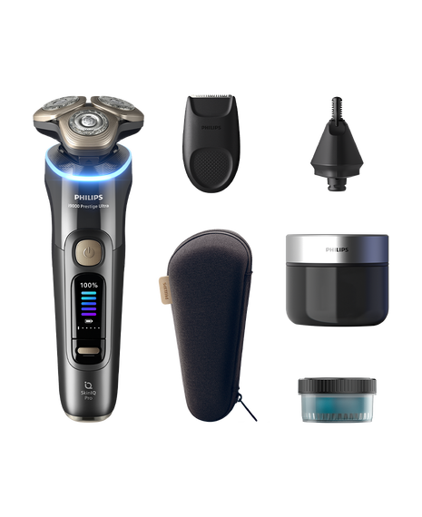 Series i9000 Prestige Ultra Wet & Dry Electric Shaver with Quick Clean Pod
