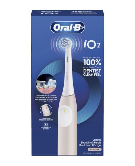 iO2 Electric Toothbrush - Blush Pink