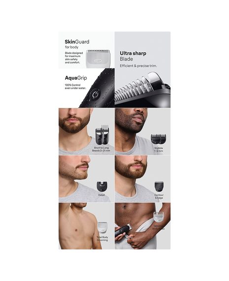 Series 5 9-in-1 Waterproof All-in-One Grooming Kit