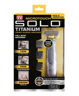 MicroTouch Solo Titanium Face & Body Trimmer